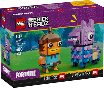 LEGO® BrickHeadz 40881 Vorratslama und Fischstäbchen Figuren