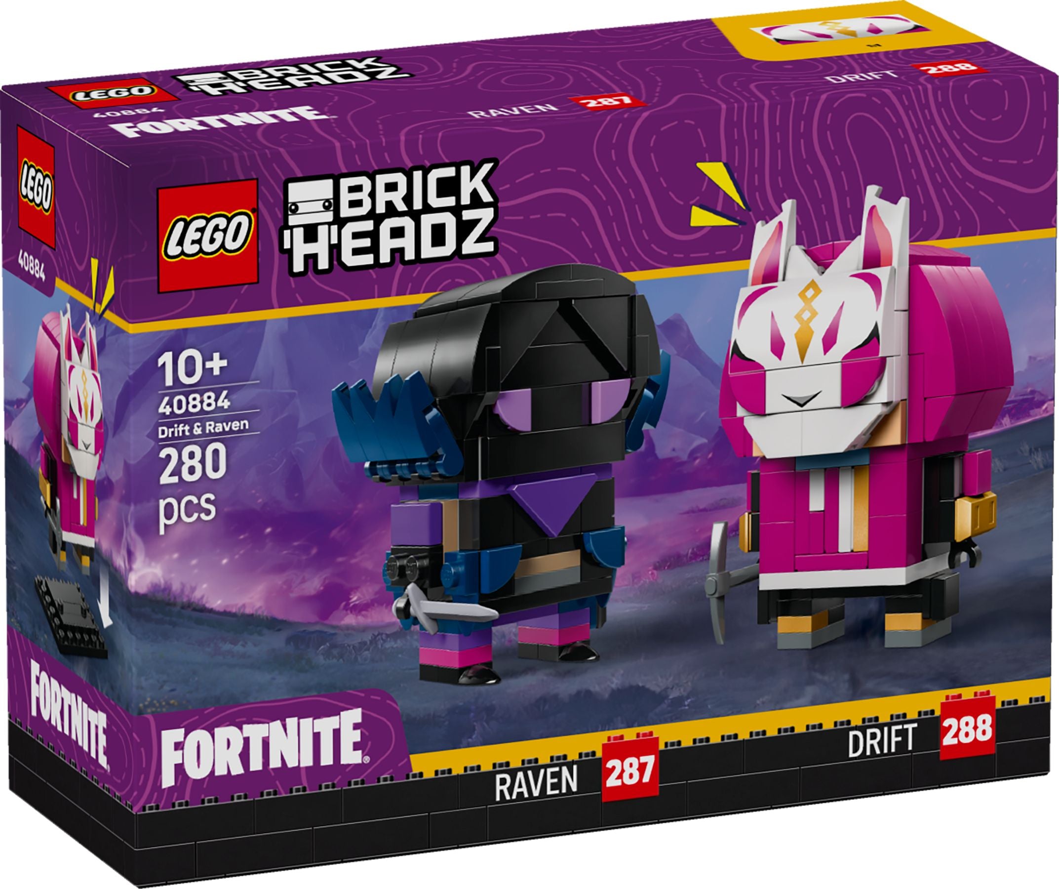LEGO® BrickHeadz 40884 Drift und Raven Figuren