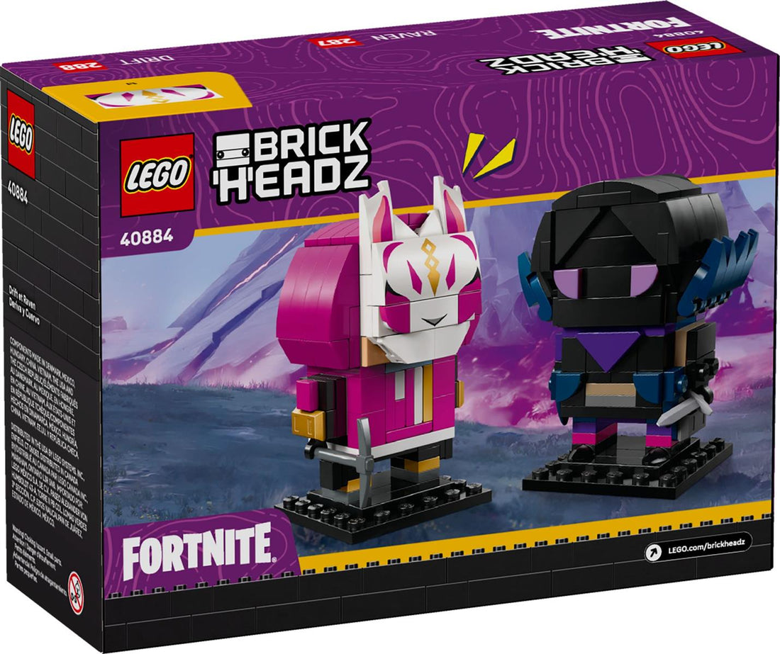 LEGO® BrickHeadz 40884 Drift und Raven Figuren