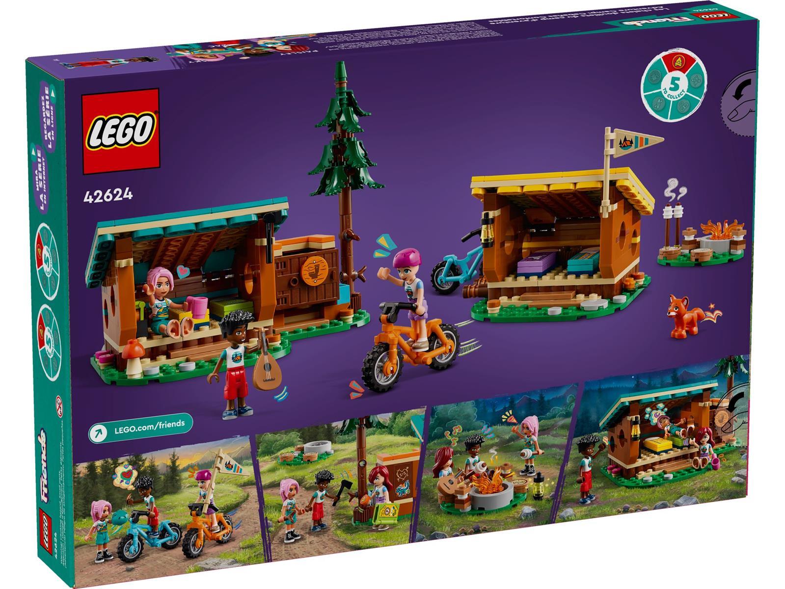 LEGO® Friends 42624 Gemütliche Hütten im Abenteuercamp