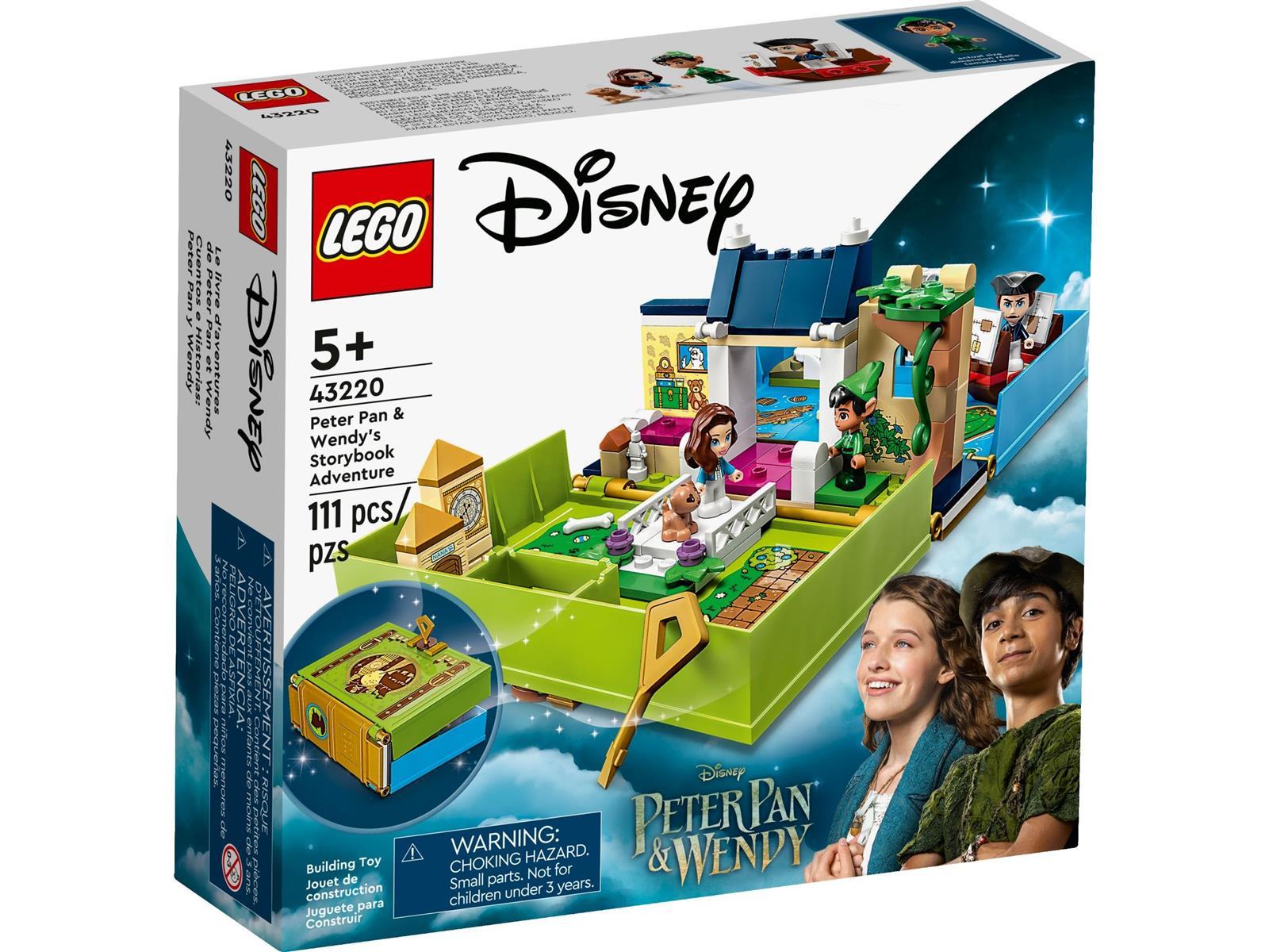 LEGO® Disney™ 43220 Peter Pan & Wendy – Märchenbuch-Abenteuer