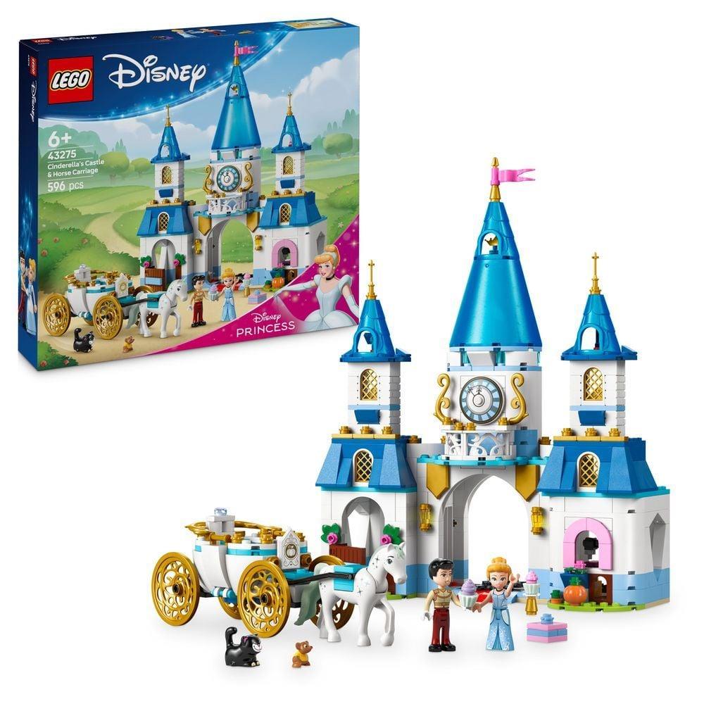 LEGO® Disney™ 43275 Cinderellas Schloss und Pferdekutsche