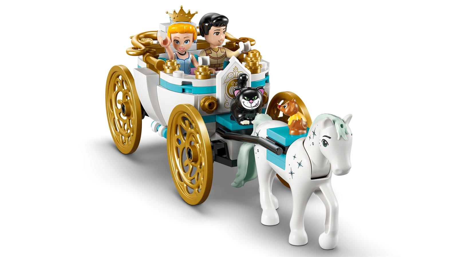 LEGO® Disney™ 43275 Cinderellas Schloss und Pferdekutsche