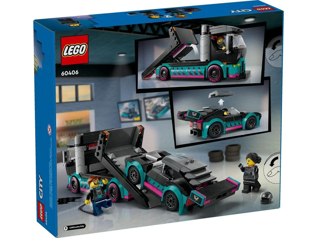 LEGO® City 60406 Autotransporter mit Rennwagen