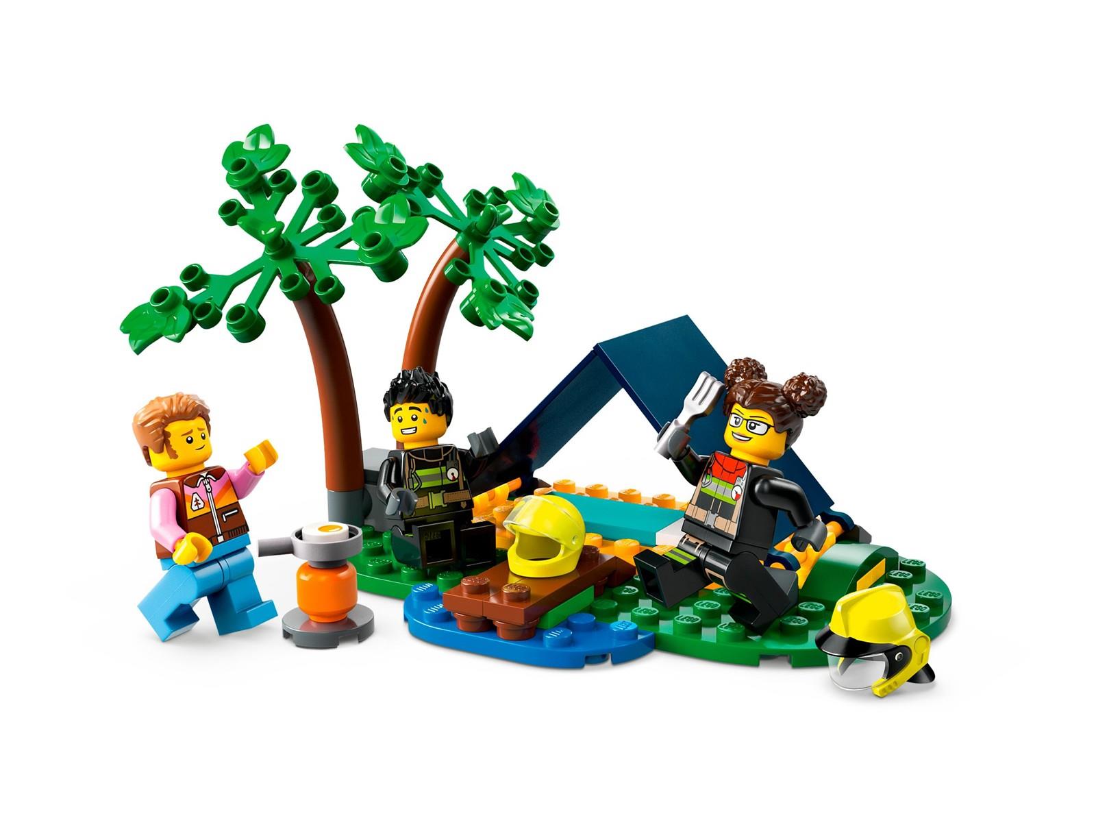 LEGO® City 60412 Feuerwehrgeländewagen mit Rettungsboot