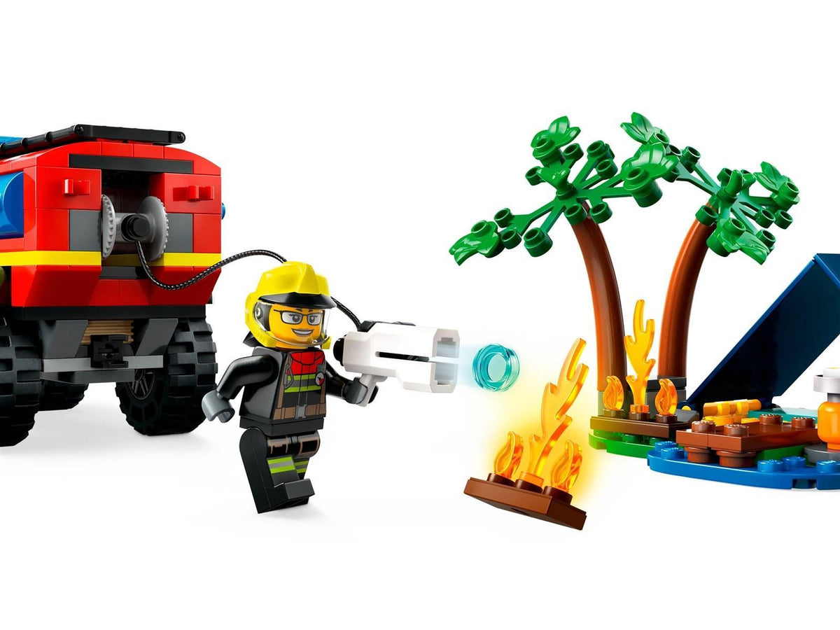 LEGO® City 60412 Feuerwehrgeländewagen mit Rettungsboot