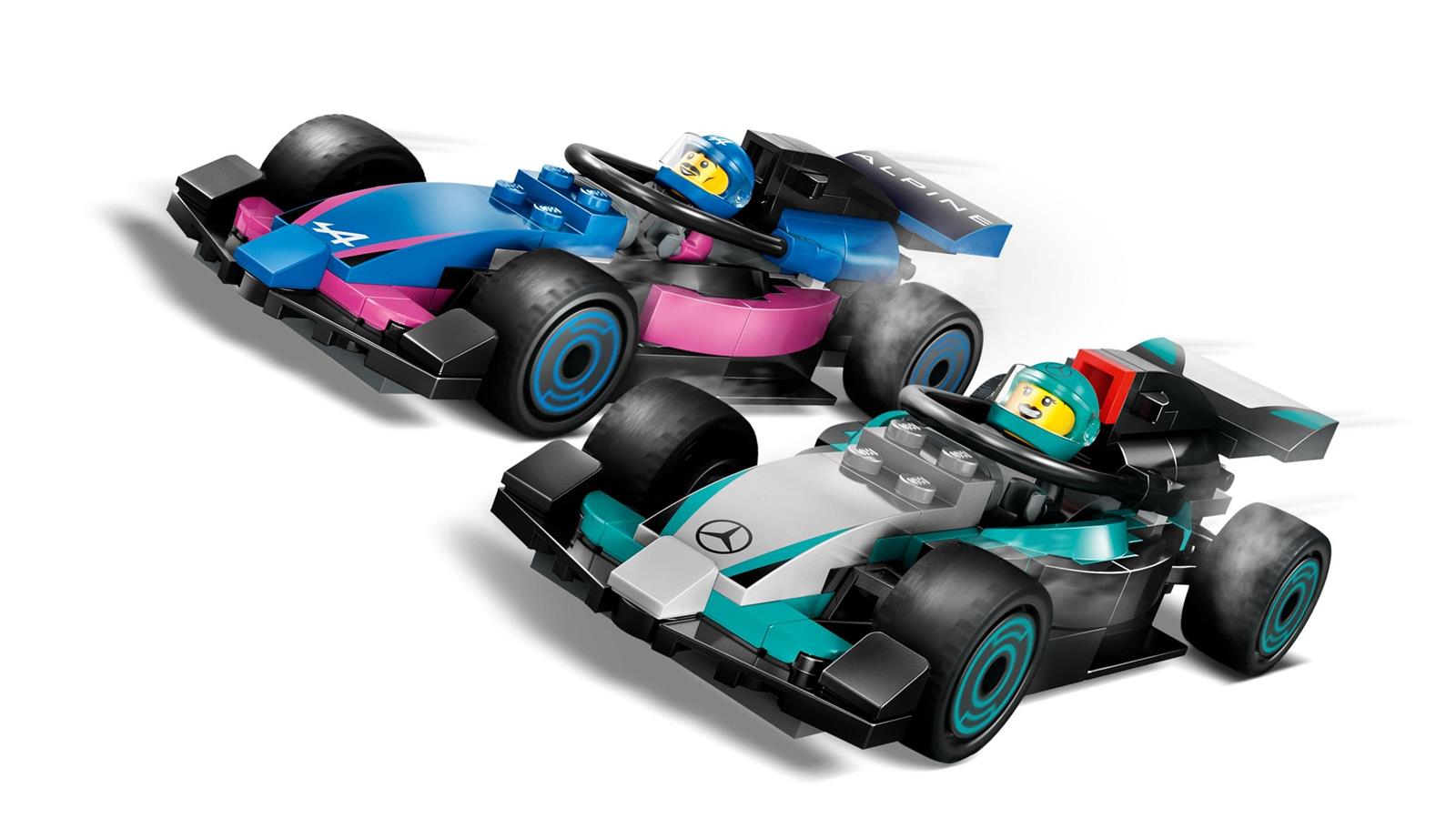 LEGO® City 60444 F1® Garage mit Mercedes-AMG & Alpine Rennautos