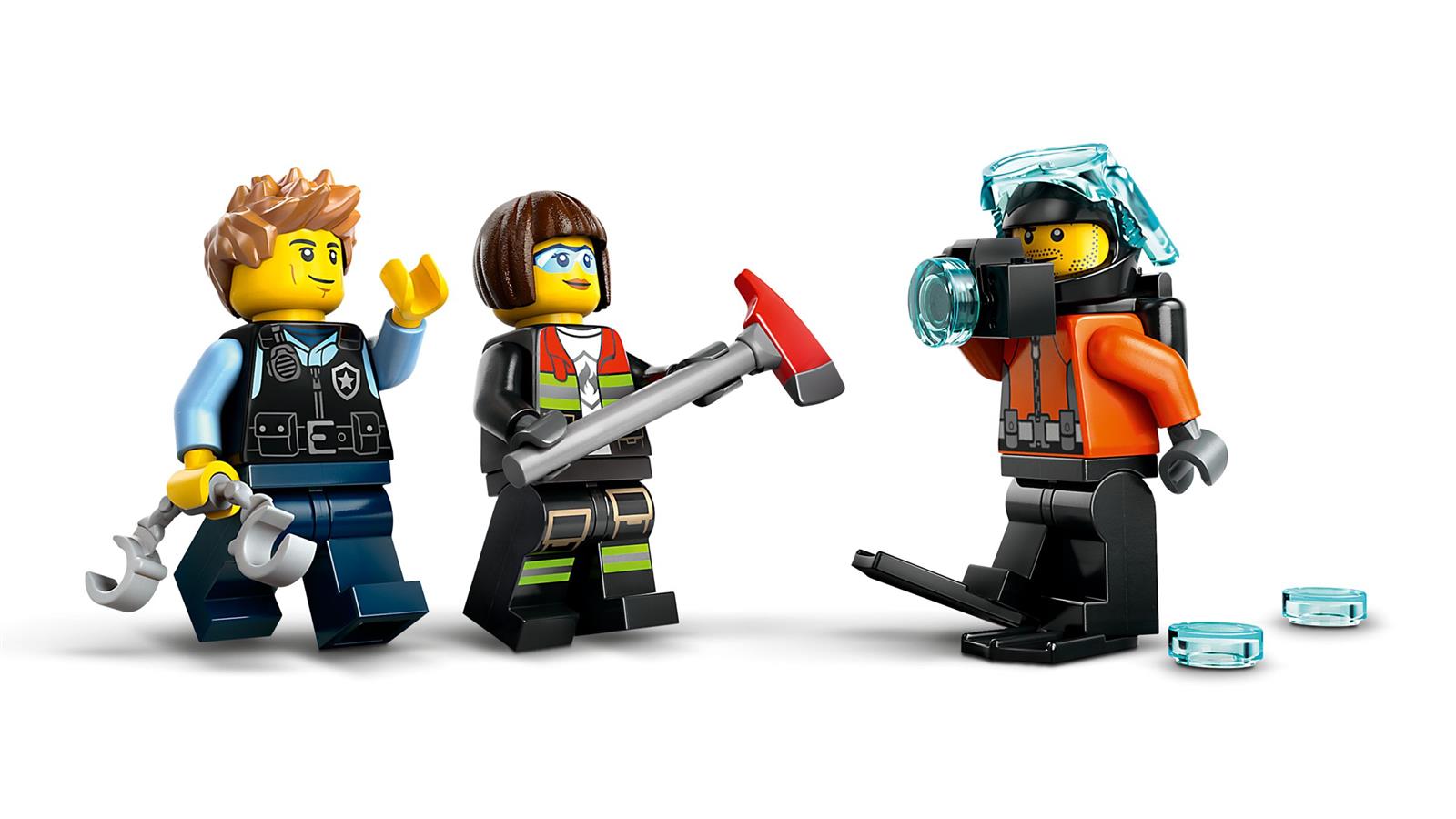 LEGO® City 60462 Kombinationsset mit Hubschrauber, Löschauto und U-Boot