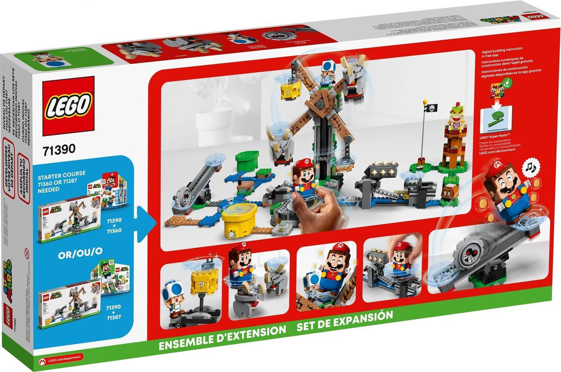 LEGO® Super Mario™ 71390 Reznors Absturz – Erweiterungsset