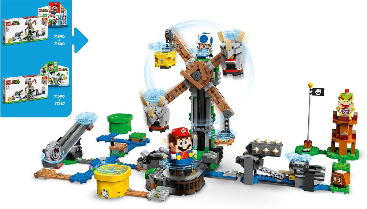 LEGO® Super Mario™ 71390 Reznors Absturz – Erweiterungsset