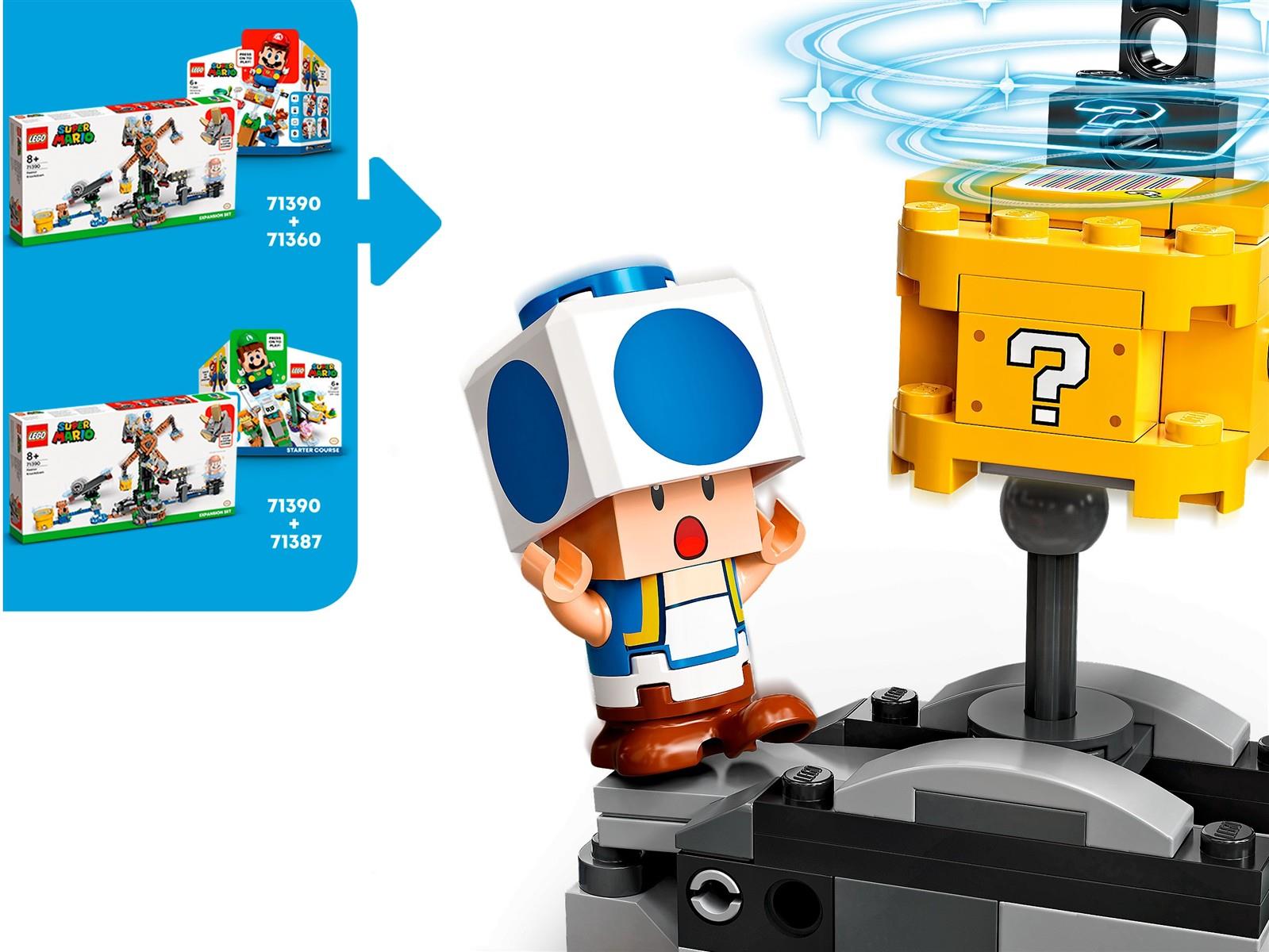 LEGO® Super Mario™ 71390 Reznors Absturz – Erweiterungsset