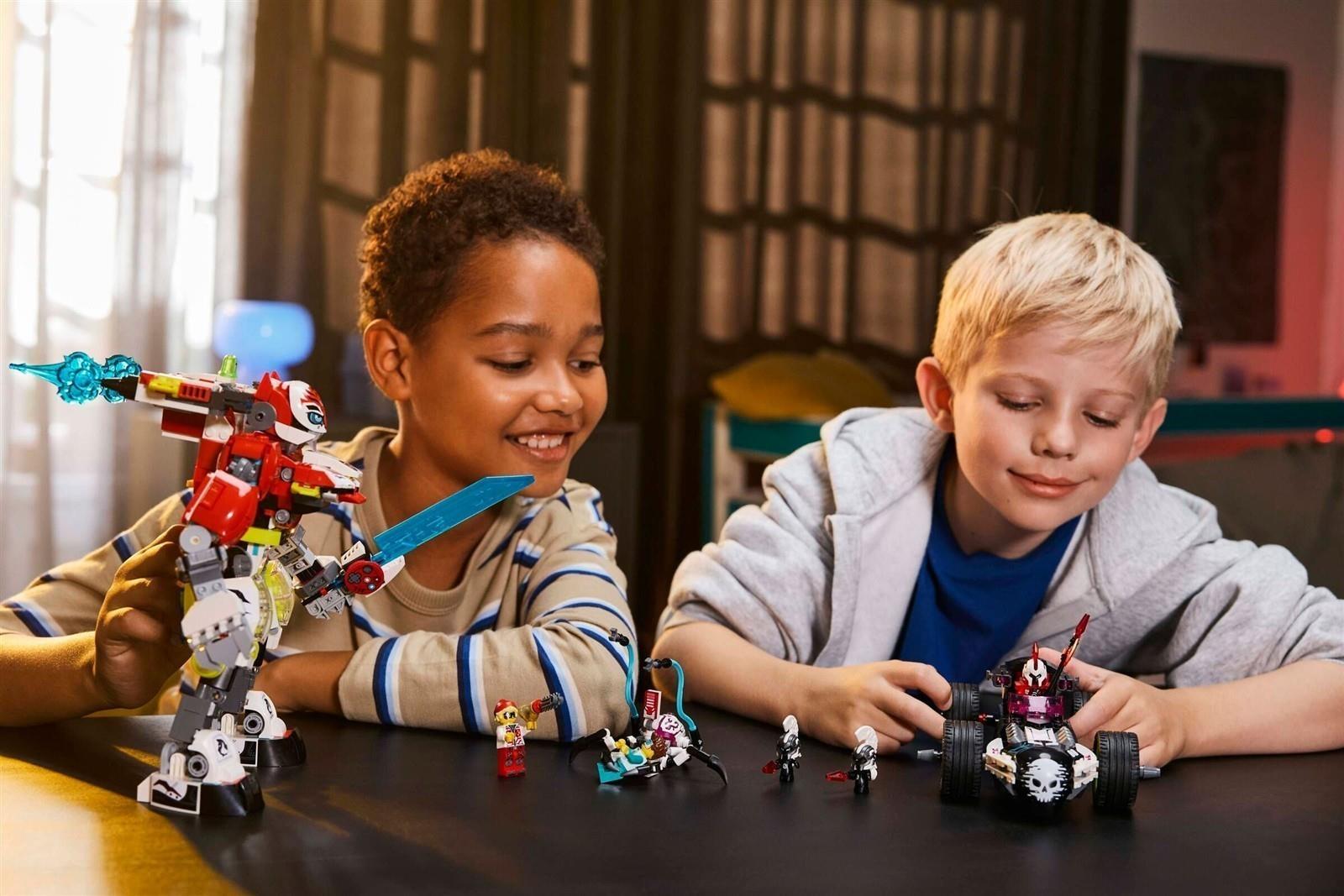 LEGO® Dreamzzz™ 71497 Coopers Tiger-Mech und Zero's Hot Rod Auto