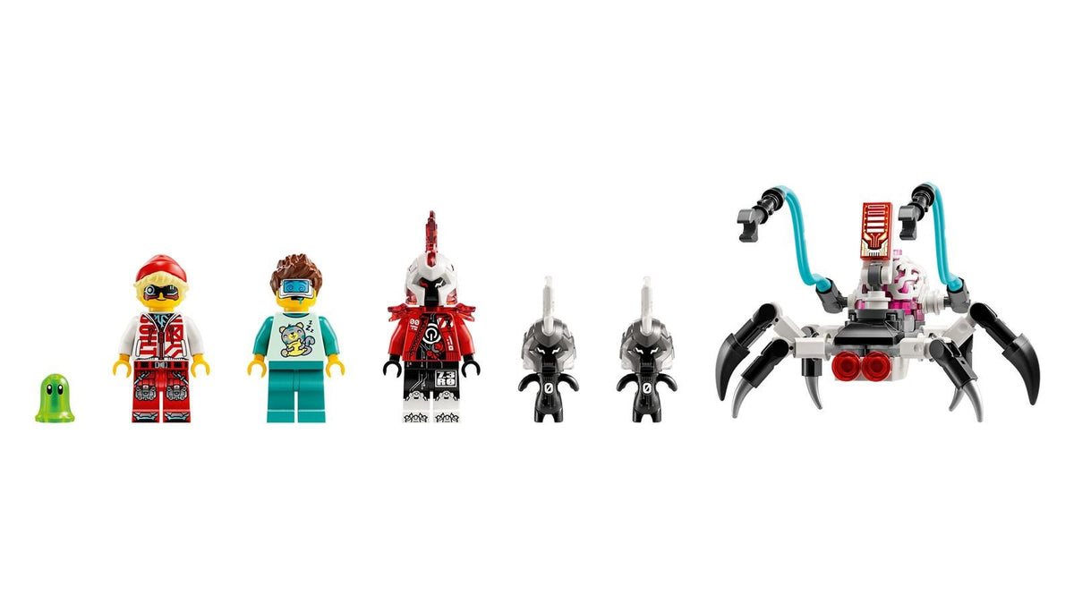 LEGO® Dreamzzz™ 71497 Coopers Tiger-Mech und Zero's Hot Rod Auto
