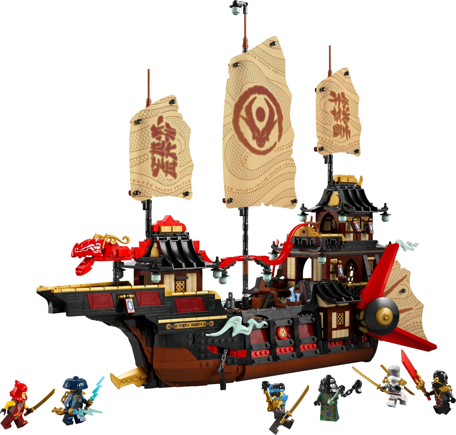 LEGO® NINJAGO® 71848 Der Tempel-Flugsegler