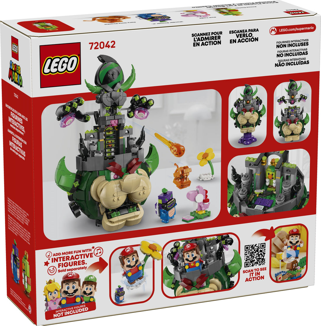 LEGO® Super Mario™ 72042 Prinz Florian & Schloss-Bowser