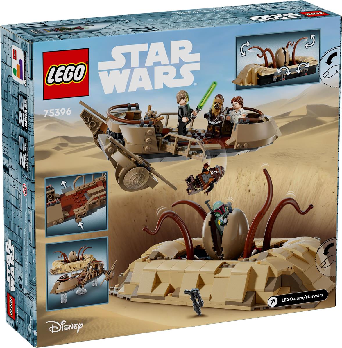LEGO® Star Wars™ 75396 Wüsten-Skiff und Sarlacc-Grube