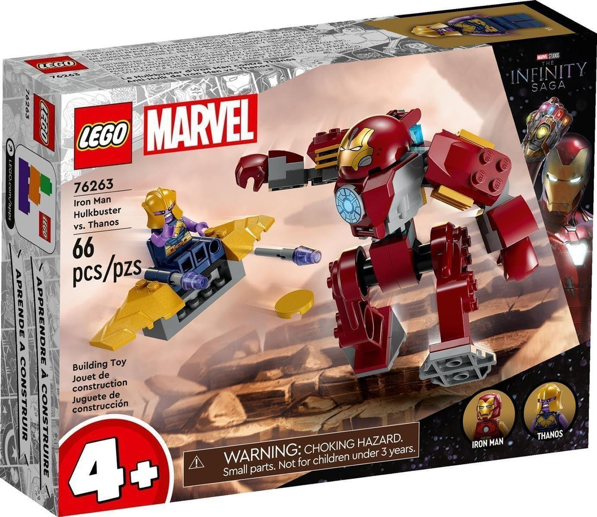 LEGO® Super Heroes 76263 Iron Man Hulkbuster vs. Thanos