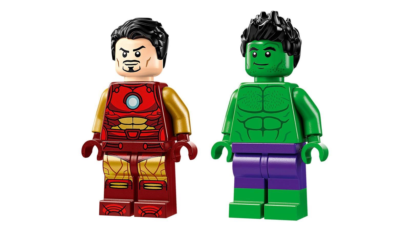 LEGO® Super Heroes 76287 Iron Man mit Bike und der Hulk