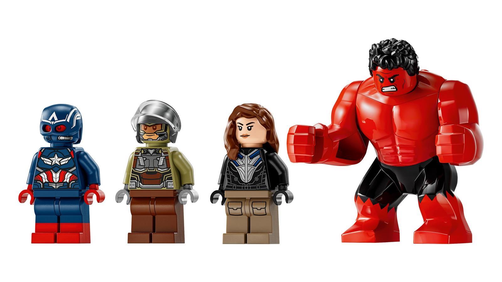 LEGO® Super Heroes 76292 Showdown zwischen Captain America und Red Hulk