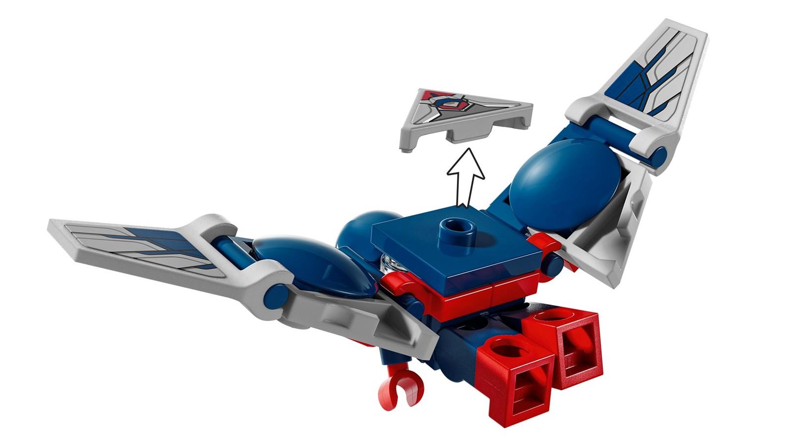 LEGO® Super Heroes 76292 Showdown zwischen Captain America und Red Hulk