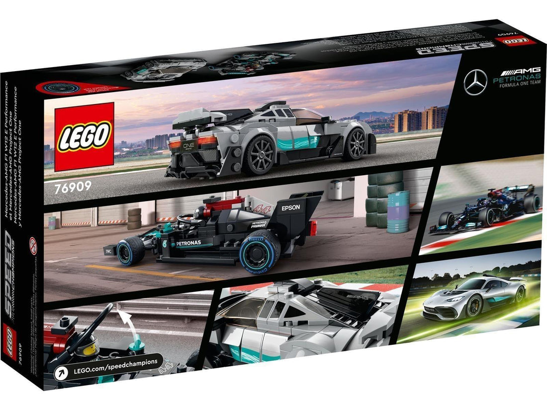 LEGO® Speed Champions 76909 Mercedes-AMG F1 W12 E Performance & Mercedes-AMG Project One