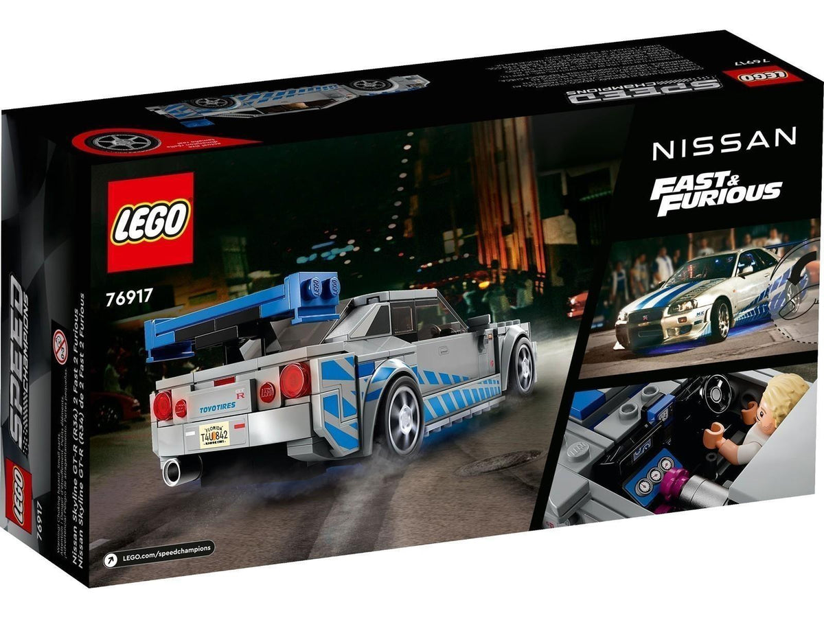 LEGO® Speed Champions 76917 2 Fast 2 Furious Nissan Skyline GT-R (R34)