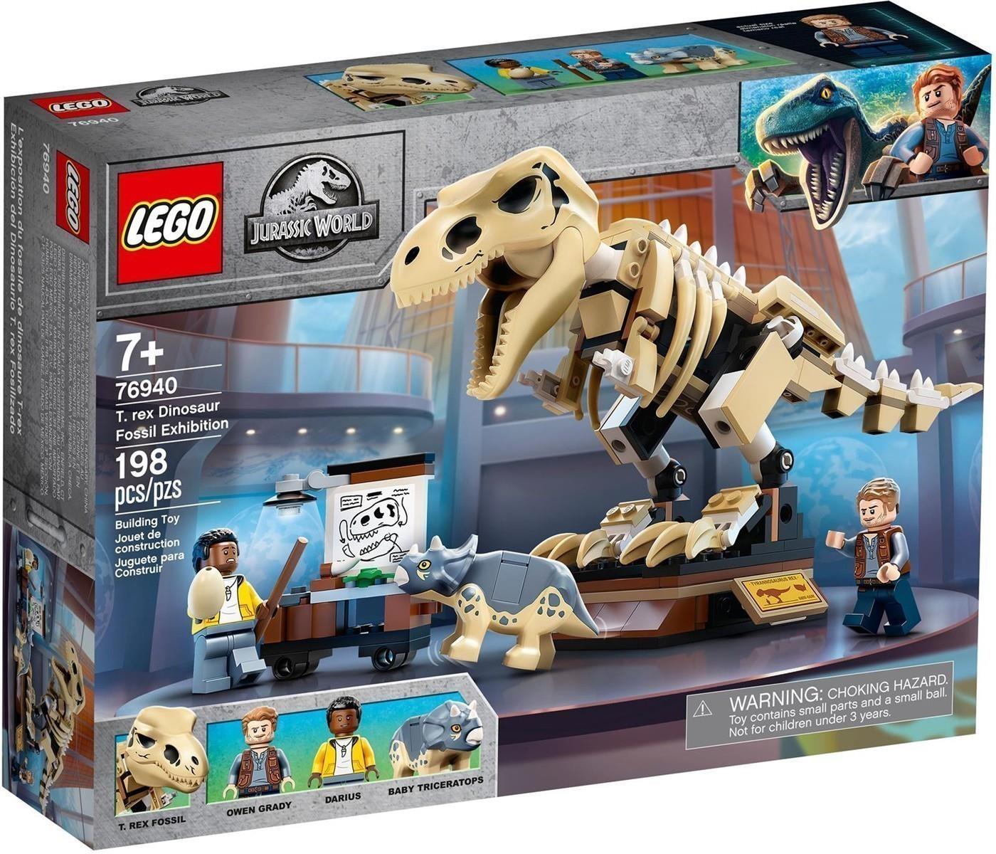 LEGO® Jurassic World™ 76940 T. Rex-Skelett in der Fossilienausstellung