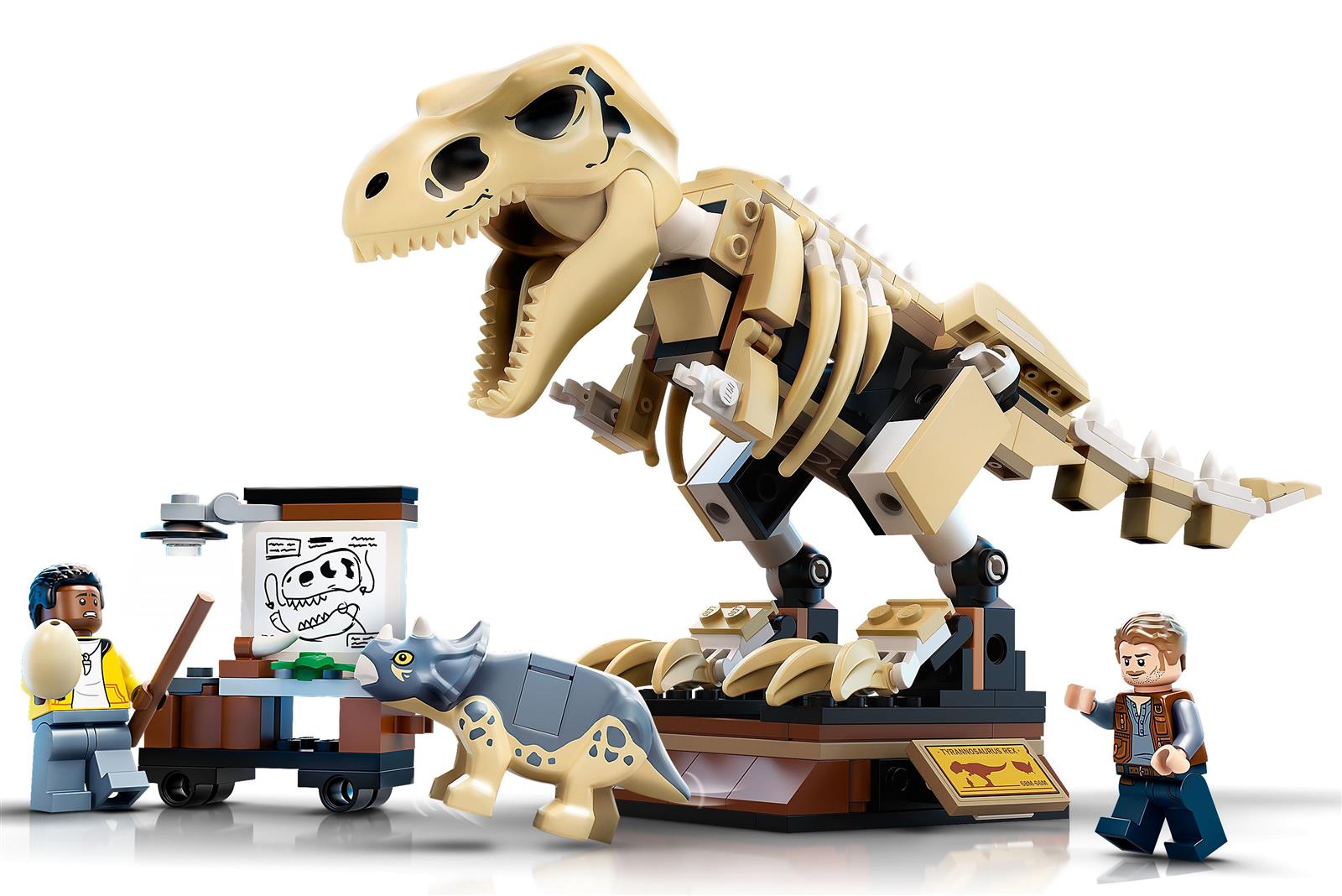 LEGO® Jurassic World™ 76940 T. Rex-Skelett in der Fossilienausstellung