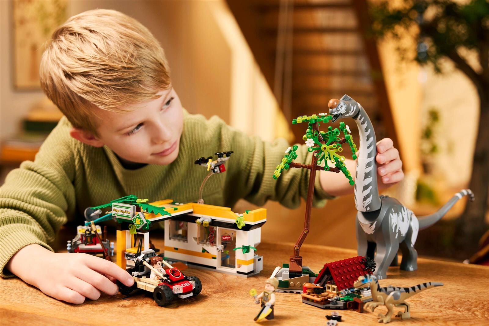 LEGO® Jurassic World™ 76973 Raptor & Titanosaurus: Große Fährtensuche