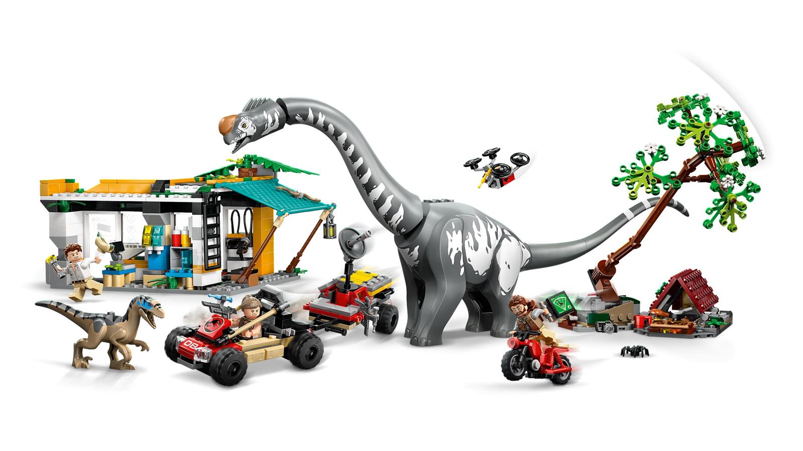 LEGO® Jurassic World™ 76973 Raptor & Titanosaurus: Große Fährtensuche