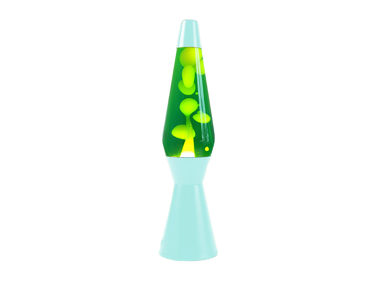I-TOTAL® Lavalampe Magie Lavaspektakel: Einzigartiges für Ihr Zuhause Pastell Grünes Spaceship