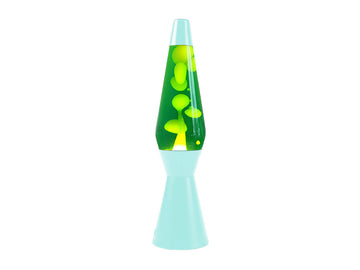 I-TOTAL® Lavalampe Magie Lavaspektakel: Einzigartiges für Ihr Zuhause Pastell Grünes Spaceship