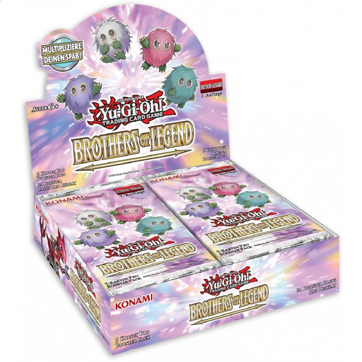 Yu-Gi-Oh! Brothers of Legend 24 Booster Display 1. Edition Deutsch