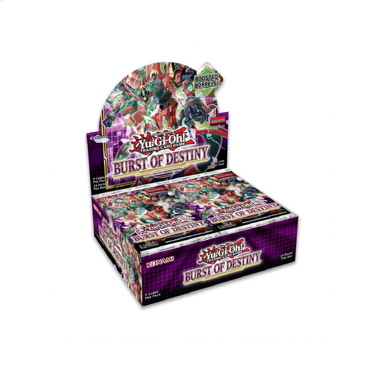 Yu-Gi-Oh! Burst of Destiny 24 Booster Display 1st Edition Englisch