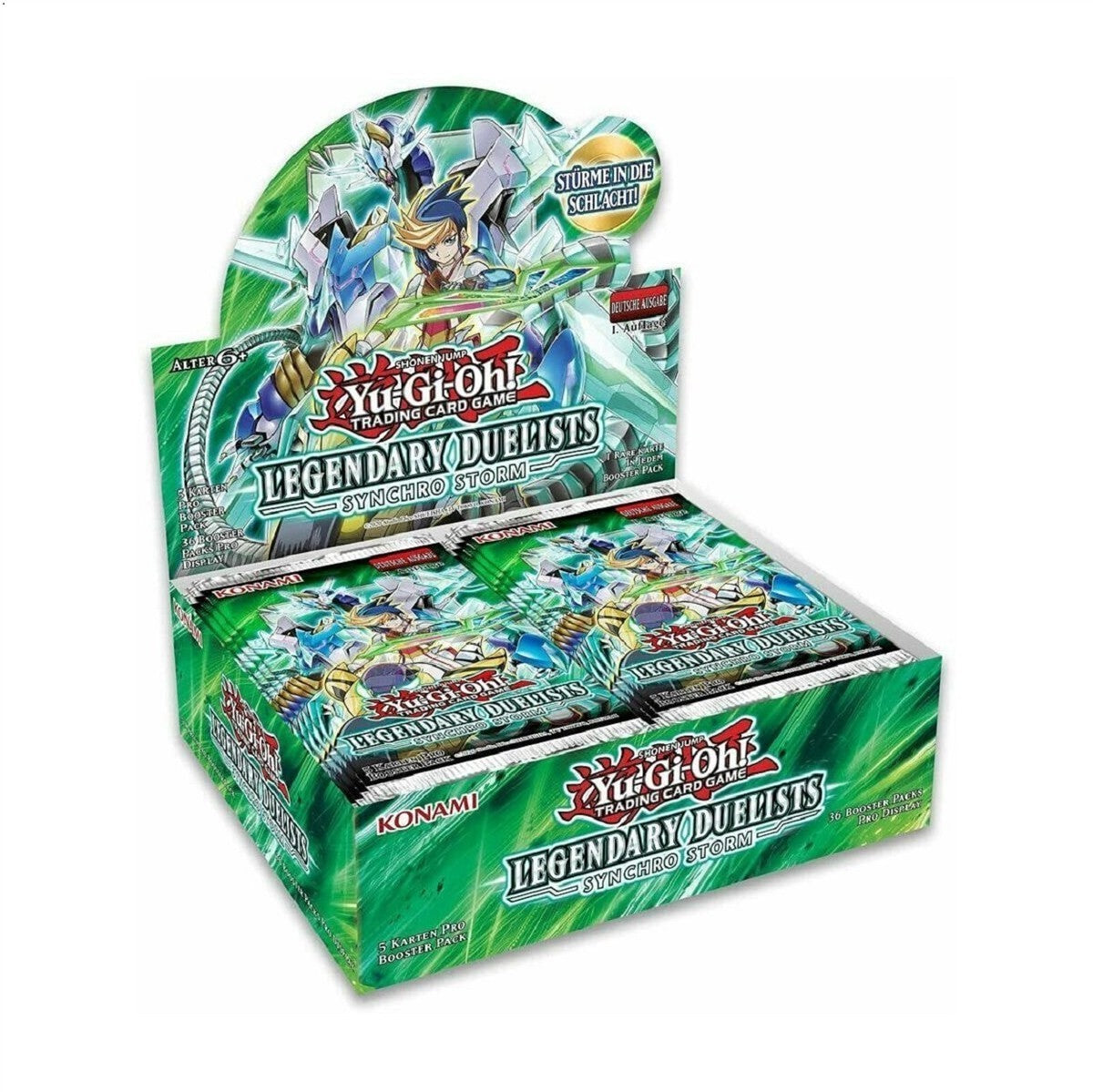 Yu-Gi-Oh! Legendary Duelists Synchro Storm 36 Booster Display Deutsch